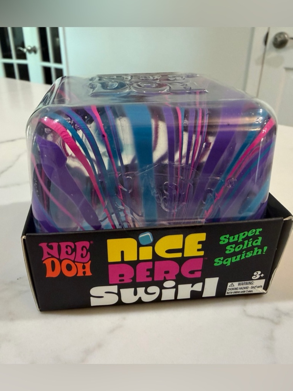 Schilling RARE GIANT NEEDOH Nice Berg Swirl - Purple & Blue - Never Opened